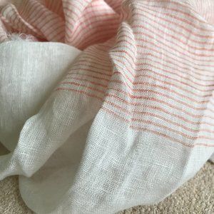 Pal Zileri Linen Gauze Scarf Pre-loved